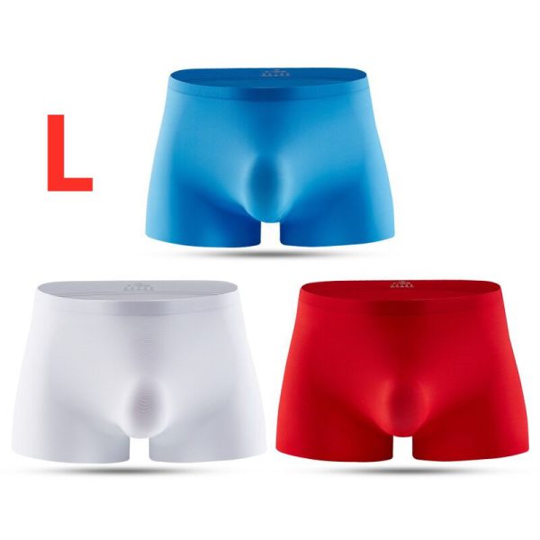 Xiaomi Ice Silk Men's Underwear Boxer Briefs For Men 3D Ultra Thin Comfortable Breathable Quick-Drying Panties 3pcs - Image 26