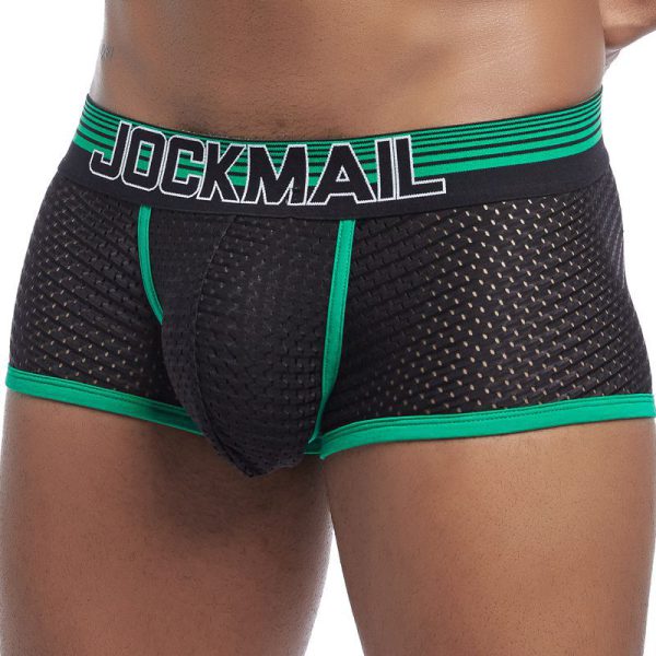 Mesh quick drying underwear for men, ice silk breathable youth square toe underwear, men's sanitary pants - Image 9