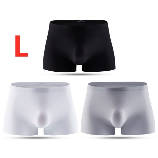 Xiaomi Ice Silk Men's Underwear Boxer Briefs For Men 3D Ultra Thin Comfortable Breathable Quick-Drying Panties 3pcs - Image 22