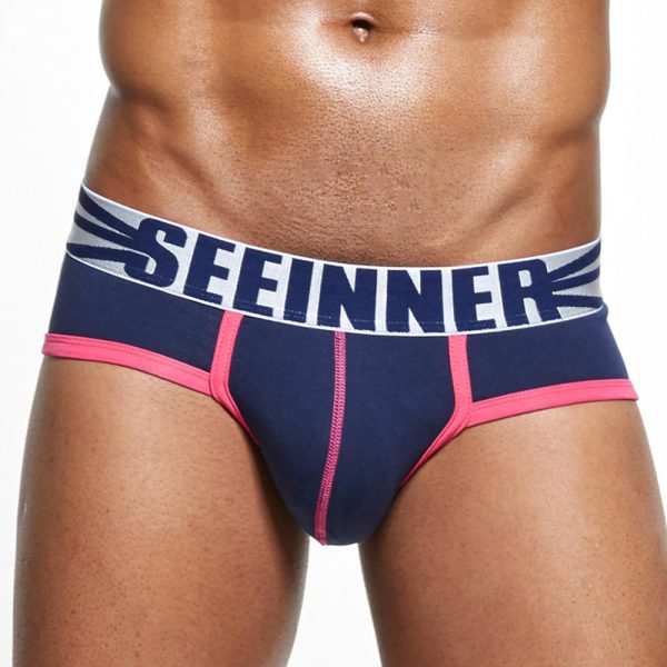 Mens Sexy Underwear Shorts Men Underpants Soft Briefs - Image 5