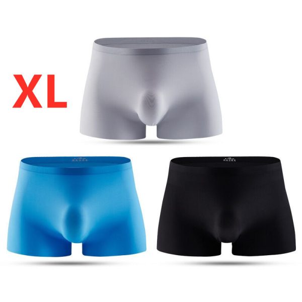 Xiaomi Ice Silk Men's Underwear Boxer Briefs For Men 3D Ultra Thin Comfortable Breathable Quick-Drying Panties 3pcs - Image 19