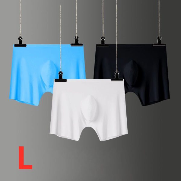 Xiaomi Ice Silk Men's Underwear Boxer Briefs For Men 3D Ultra Thin Comfortable Breathable Quick-Drying Panties 3pcs - Image 7